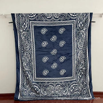 anti pilling warm soft sofa print sublimated blanket